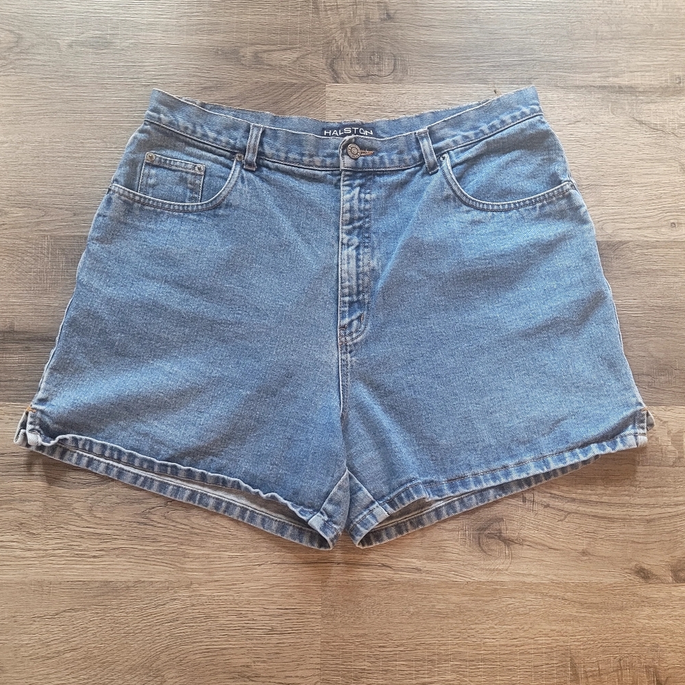 Halston 90's Denim Shorts